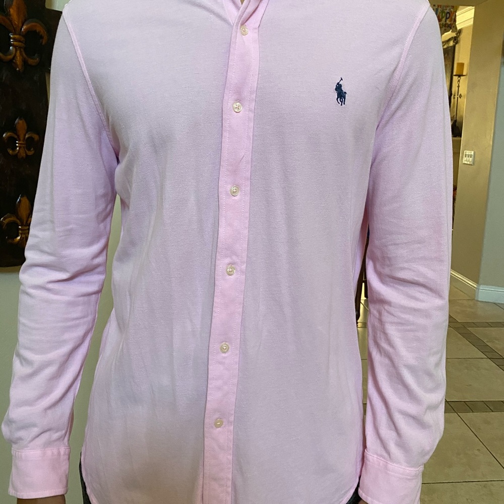 Polo Ralph Lauren pink long sleeve button-up